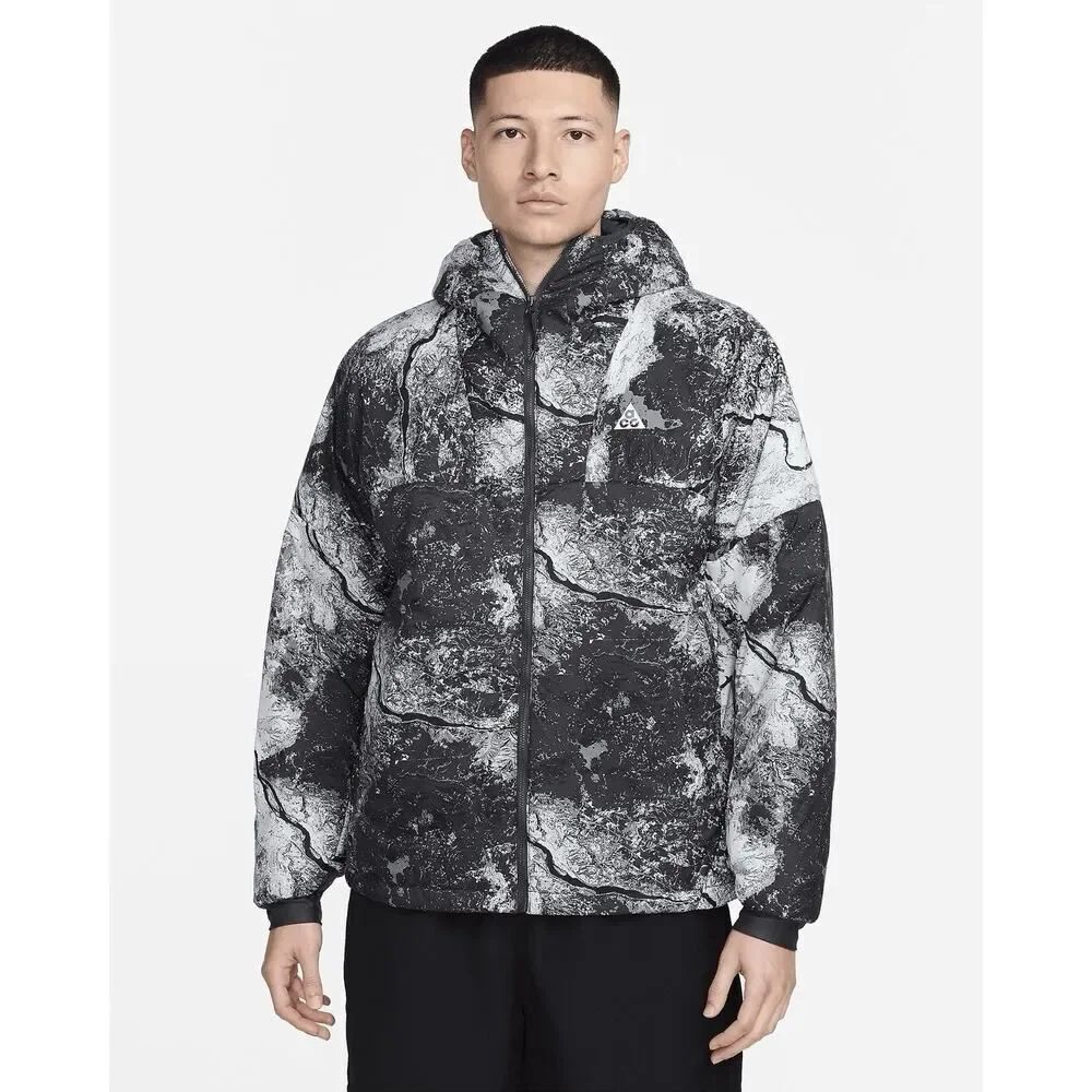 Nike ACG Rope de Dope Therma-Fit Jacket Men 2XL Black/White FN7113-060 NWT